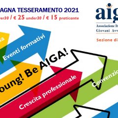 BE YOUNG! BE AIGA! – campagna tesseramento 2021