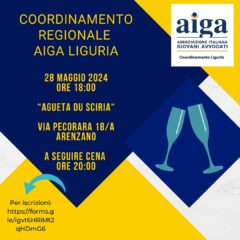 Coordinamento AIGA Liguria e cena associativa (Arenzano, 28 maggio 2024)