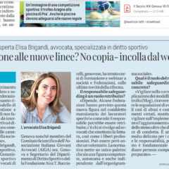 Intervista all’avv. Elisa Brigandì sul responsabile safeguarding (Il Secolo XIX del 10.10.2024)