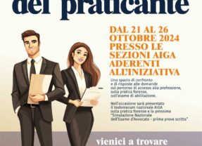 La settimana del praticante 21-26 ottobre 2024