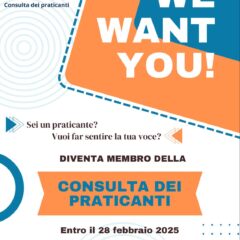 WE WANT YOU! – Campagna Consulta Praticanti 2025