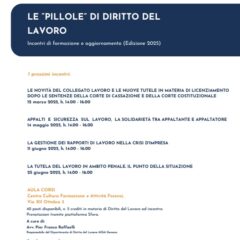 Le “pillole” di diritto del lavoro